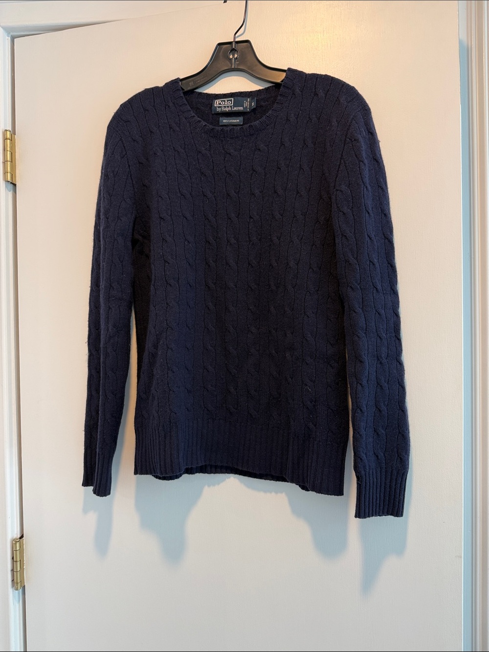 Polo Ralph Lauren cashmere cable knit sweater